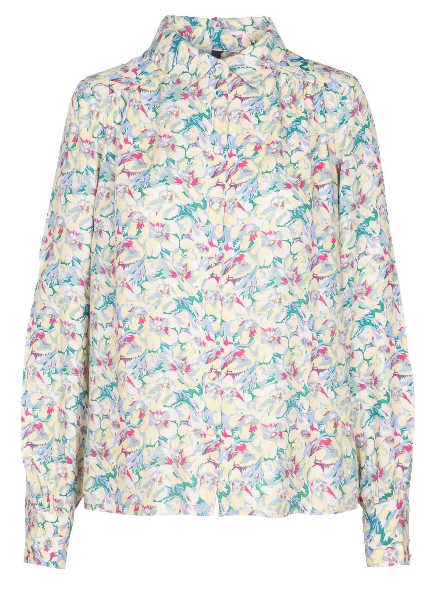  YAS   HALLI - Camicia collo classico con stampa floreale | Multicolore