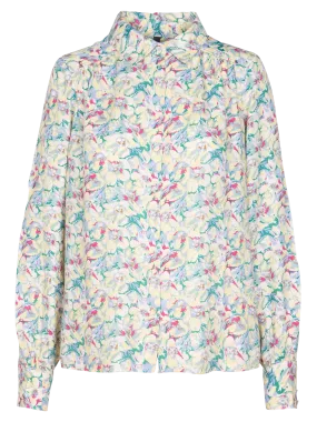  YAS   HALLI - Camicia collo classico con stampa floreale | Multicolore