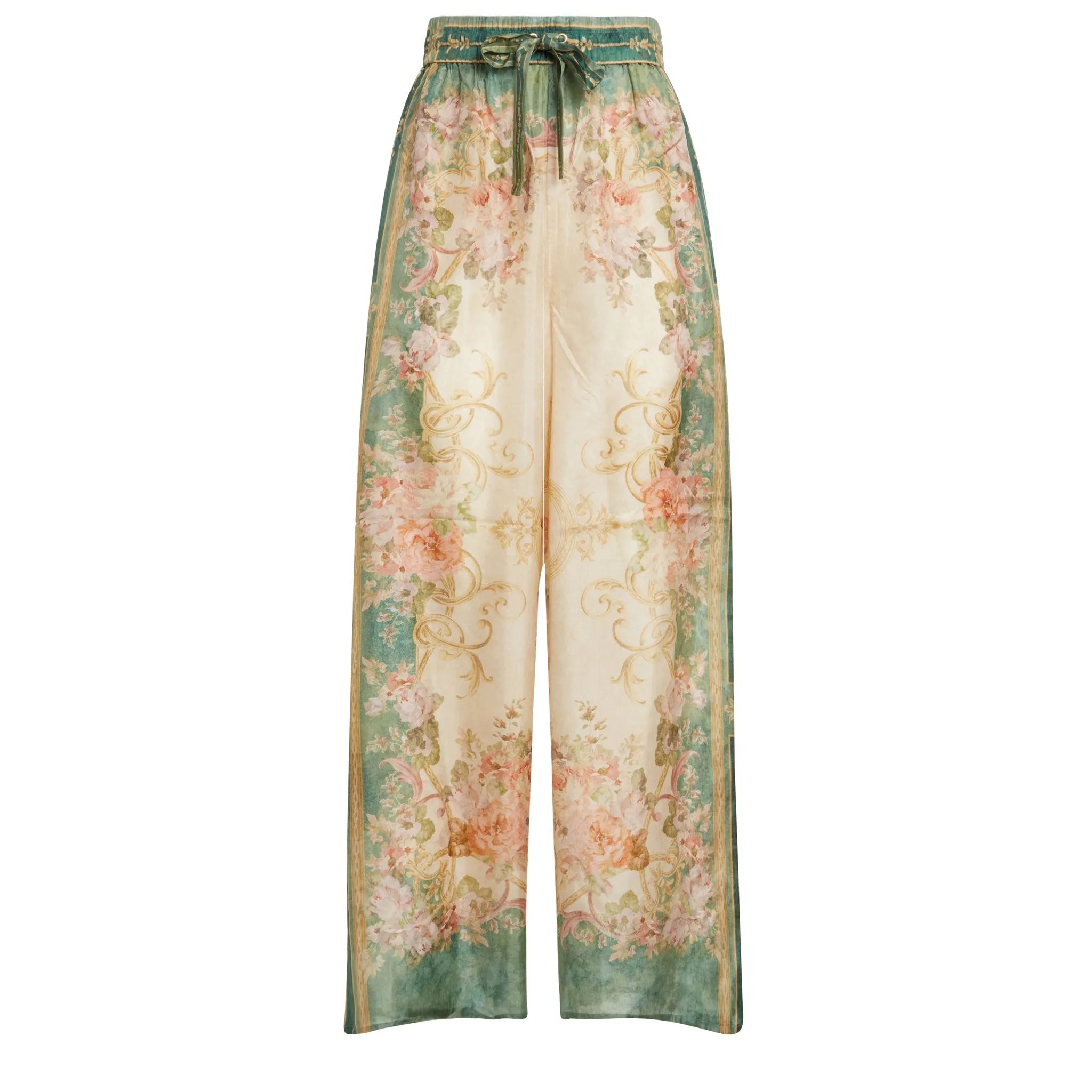 ZIMMERMANN  Pantalone in seta multicolor